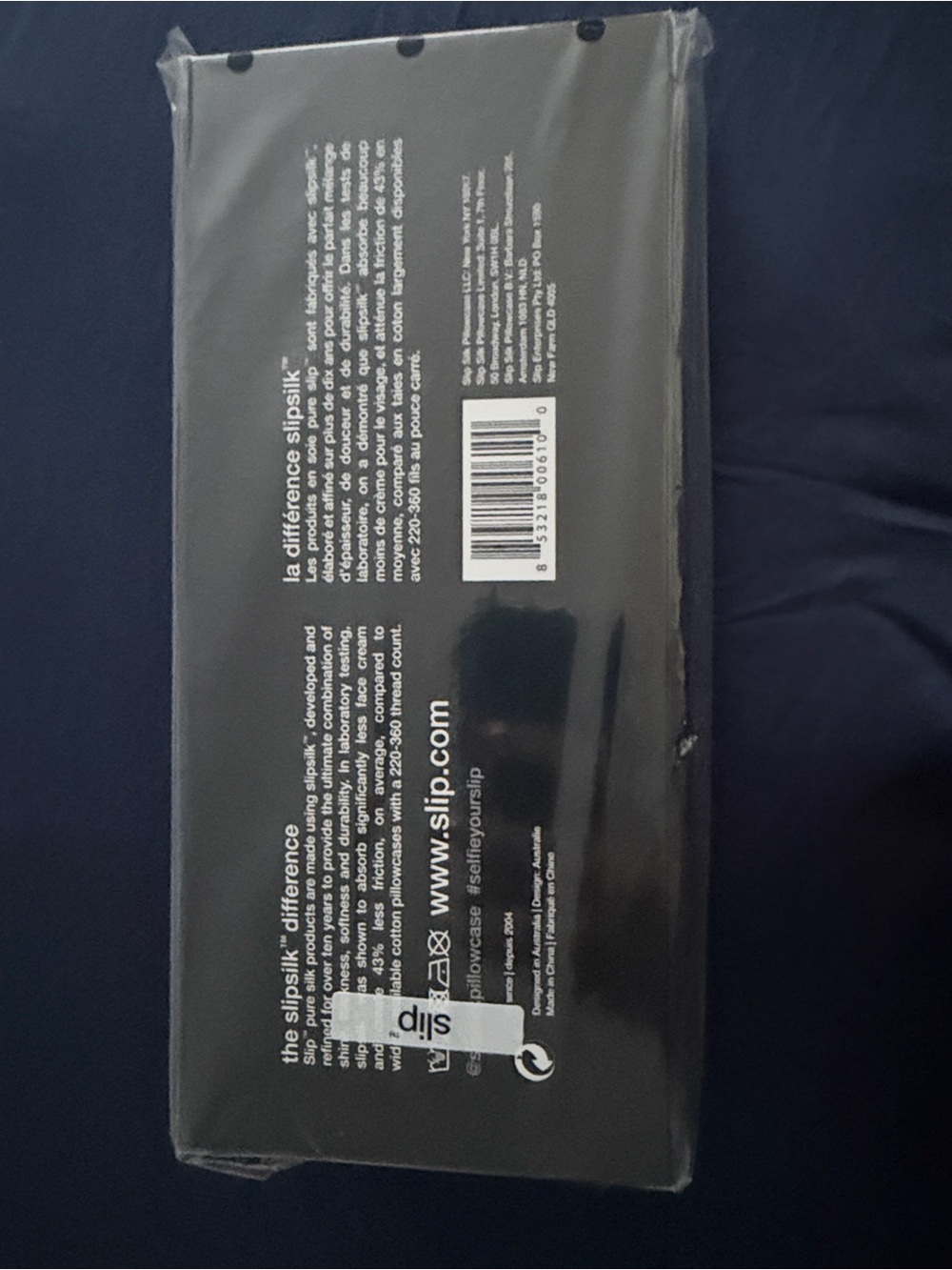 Slip Black Silk-Feel Pillowcase in Branded Packaging - Picture 5 of 8